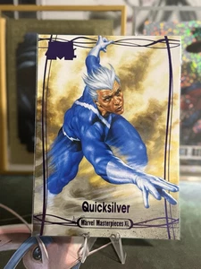 Quicksilver - 2016 Upper Deck Marvel Masterpieces #45 Epic Purple /199 - Picture 1 of 2