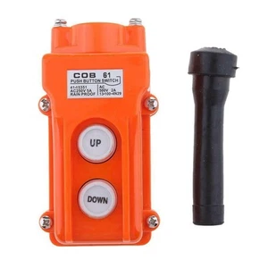 Interruptor Pulsador AC Grúa Abajo Arriba Instantáneo Pulsador Impermeable - Imagen 1 de 12