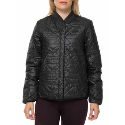 Nike NSW Primaloft Quilted Jacket Snap Front Bomber Jakcet Black L - Image 1 of 4