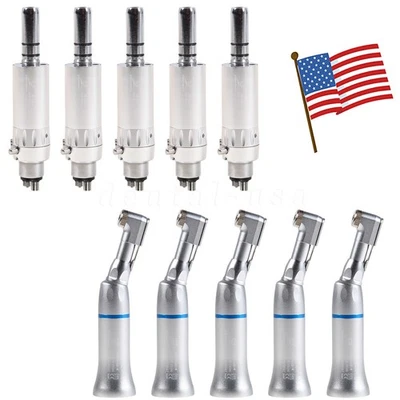 YABANGBANG/SEASKY 1-5 Yabangbang Dental Slow Speed Handpiece Contra Angle / Air Motor 4Hole Attach