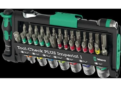 Wera Tool-Check Plus Imperial 1 Tool Set, 39pcs - Image 1 of 4