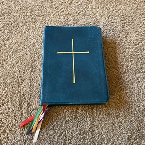 The Book Of Common Prayer Oxford University Press Blue Leather 1990 - Picture 1 of 10