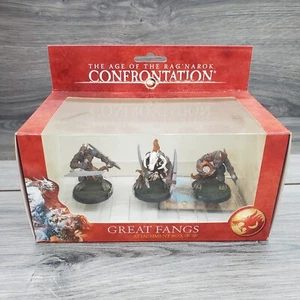 Confrontation Prepainted Great Fangs Attachment Box WOLFEN ARMY RACKHAM Miniatur - Picture 1 of 6