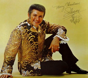 Vintage Liberace Christmas Card Pianist Mr. Showmanship Flamboyant Entertainer - Picture 1 of 6