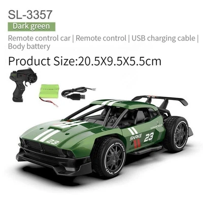 Sulong Metal RC Car Toys 1/24 2.4G High Speed Remote Control Mini Scale Model - Image 1 of 4