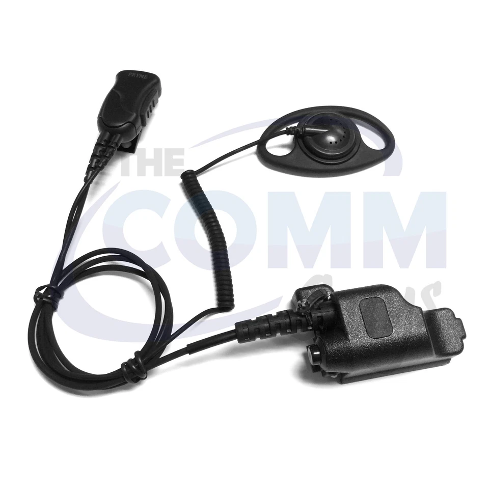 Pryme DEFENDER Police Lapel Mic PTT Earpiece Motorola XTS5000 XTS2500 XTS3000 - Image 1 of 1
