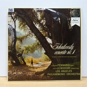 P 8417  TCHAIKOVSKY Piano Concerto no 1 LA PHIL LEINSDORF CAPITOL MONO LP EX - Picture 1 of 6