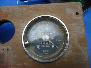 VDO Sumlog Boat Speedometer Reverse rotation 0 -30 KNOTS VINTAGE TRIP - Picture 1 of 2