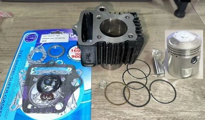 Genuine OEM HONDA CYLINDER W/ PISTON KIT  TOP END GASKET CT70 SL70 XL70 362W KIT Foto 1 de 4