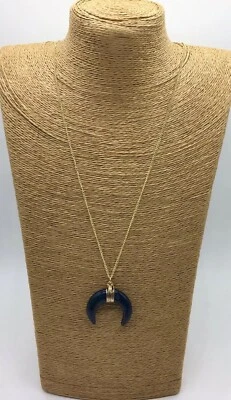 Fashion woman jewelry stone moon pendant Necklace Handmade - Image 1 of 4