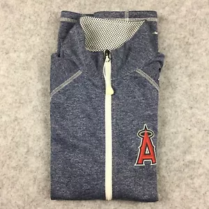 Majestic Los Angeles Angels Full-zip Athletic Jacket, Women's M (Blue/White) - Picture 1 of 8