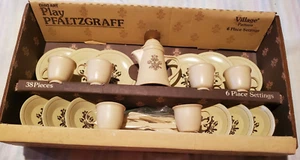 Juego Pfaltzgraff Village 38 piezas de Ohio Art EE. UU. ~ Completo con caja ~ De colección - Imagen 1 de 15
