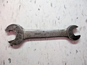 Billings Spencer USA 1117 Open End OC Wrench 3/8 1/2 Diameter Antique Pre 1920 - Picture 1 of 7