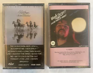 Bob Seger Cassette Lot- Night Moves & Against the Wind Capitol Records - Picture 1 of 4