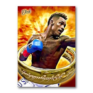 Jermell Charlo Lord Of The Ring Sketch Card Limited 07/30 Dr. Dunk Signed