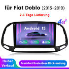 9.5 Zoll Android 13 Autoradio DAB+ GPS Nav WIFI 6+128GB Für Fiat Doblo 2015-2019