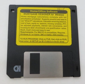 3,5" Diskette Home/Office Software HYPOTHEKENDESIGNER für Windows - Bild 1 von 3