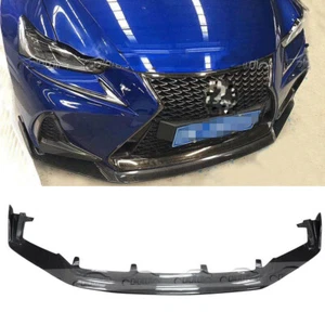 Parachoques delantero de fibra de carbono deportivo Lexus IS F 2017 UP divisores de alerón labio barbilla - Imagen 1 de 12