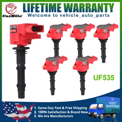 6X Bobina de encendido compatible con Mercedes-Benz E280 E300 E350 C230 C250 C280 C300 UF535 Foto 1 de 4