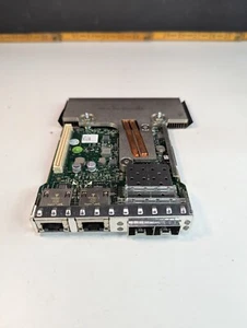 Dell 165T0 Broadcom 57800S Quad Port SFP+ 2x10GbE RJ45 2x1GbE NIC Daughter Card - Picture 1 of 3