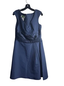 Vestido formal para mujer David's Bridal azul marino talla 12 - Imagen 1 de 4