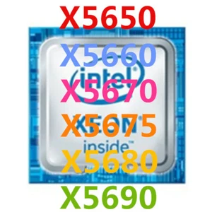Intel Xeon X5650 X5660 X5670 X5675 X5680 X5690 CPU Six-Core LGA 1366 Processors - Picture 1 of 8