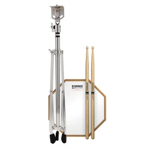 Evans practice pad set RealFeel attack tile 10 inch incl tripod and sticks - Picture 1 of 8
