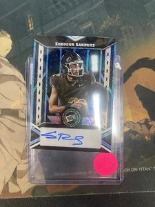 SHEDEUR SANDERS 2024 PRESS PASS #2OASS1 AUTO SHIMMER /10 (RC) - Picture 1 of 2