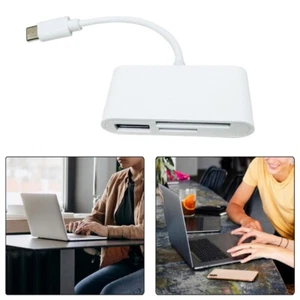4 in 1 Card Reader USB C to TF Memory Card Reader for PC Laptop Computer - Zdjęcie 1 z 9