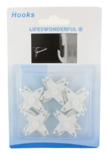 Ganchos para cuadros de placas de yeso, ladrillo para colgar marcos en todo tipo de paredes - 10 piezas - Imagen 1 de 2