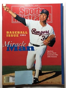 Sports Illustrated April 15, 1991 Nolan Ryan “ Miracle Man” - Picture 1 of 3