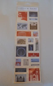 Neu Seite AUTHENTISCH Ausland Briefmarken Blöcke 2-seitig Stanzteile ABR010 Sammelalbum Reise - Bild 1 von 7