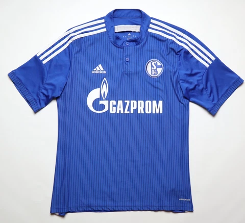SCHALKE 04 2014/2015 HOME FOOTBALL SHIRT SOCCER JERSEY TRIKOT ADIDAS MEN L LARGE Cover