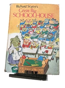 Richard Scarry's Great Big Schoolhouse 1969 First Edition Oversize Hardcover - Bild 1 von 4