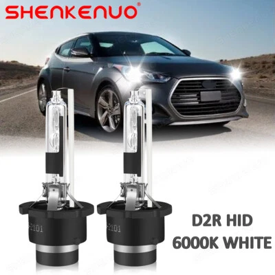 For Hyundai XG350 2004 2005 Pair D2R HID Headlight Low Beam Bulbs 6000K White - Image 1 of 4