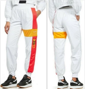 Reebok x Gigi Hadid Track Pants Women's Gigi White Colorblocked Size L, XL - Picture 1 of 12