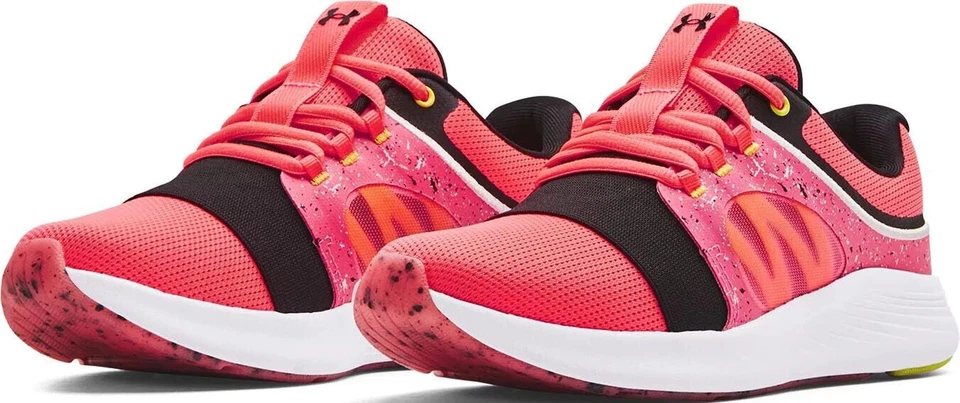 Size 9.5 - Under Armour Charged Breathe Bliss Paint Splatter W