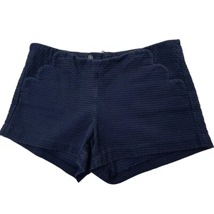 Pantalones Cortos Lilly Pulitzer Espalda Expuesta Cremallera Azul Tela Jacquard Mujer 00 - Imagen 1 de 10