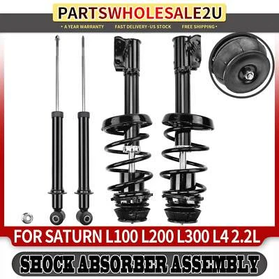 4x Conjunto completo de puntal y resorte helicoidal para Saturn LS LS1 LW1 LW200 L100 2,2 L Foto 1 de 4