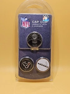 Clip de gorra con logotipo de golf del equipo Houston Texans con dos marcadores magnéticos - Imagen 1 de 2