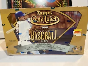 1999 Topps GOLD LABEL MLB Factory SEALED Hobby BOX - BLACK RED One of One! 1/1? - Picture 1 of 6
