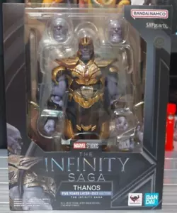 Bandai S.H.Figuarts Thanos Five Years Later 2023 Infinity Saga Figure New InHand - Picture 1 of 6
