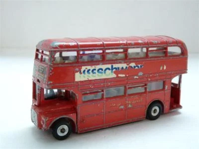 Dinky Toys 289 1/60 Routemaster Double-Decker Bus Diecast Metal Model Toy Car - Image 1 of 2