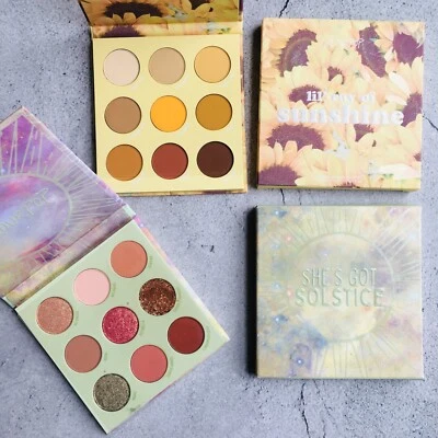 Colourpop Eyeshadow Palette Lot of 2: Lil Ray of Sunshine + She's Got Solstice - Image 1 of 4