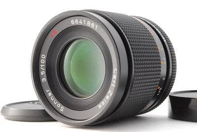 【Mint】Contax Carl Zeiss 100mm F3.5 T* Sonnar AEJ MF Telephoto Lens From Japan - Image 1 of 4