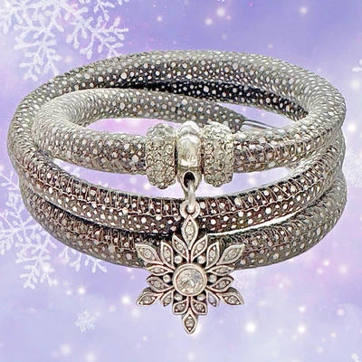 Pulsera BRIGHTON ADOQUINADA WOODSTOCK SELESTIA COPO DE NIEVE encanto cuentas GLAM nueva con etiquetas Foto 1 de 4