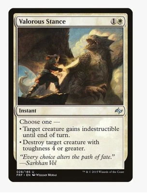 Valorous Stance | MTG FRF | Modern Pioneer EDH Removal Protection | LP - Image 1 of 4