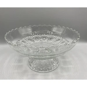 EAPG Rare Ohio Flint Mignon OMN Footed Bowl Low Compote - Picture 1 of 8