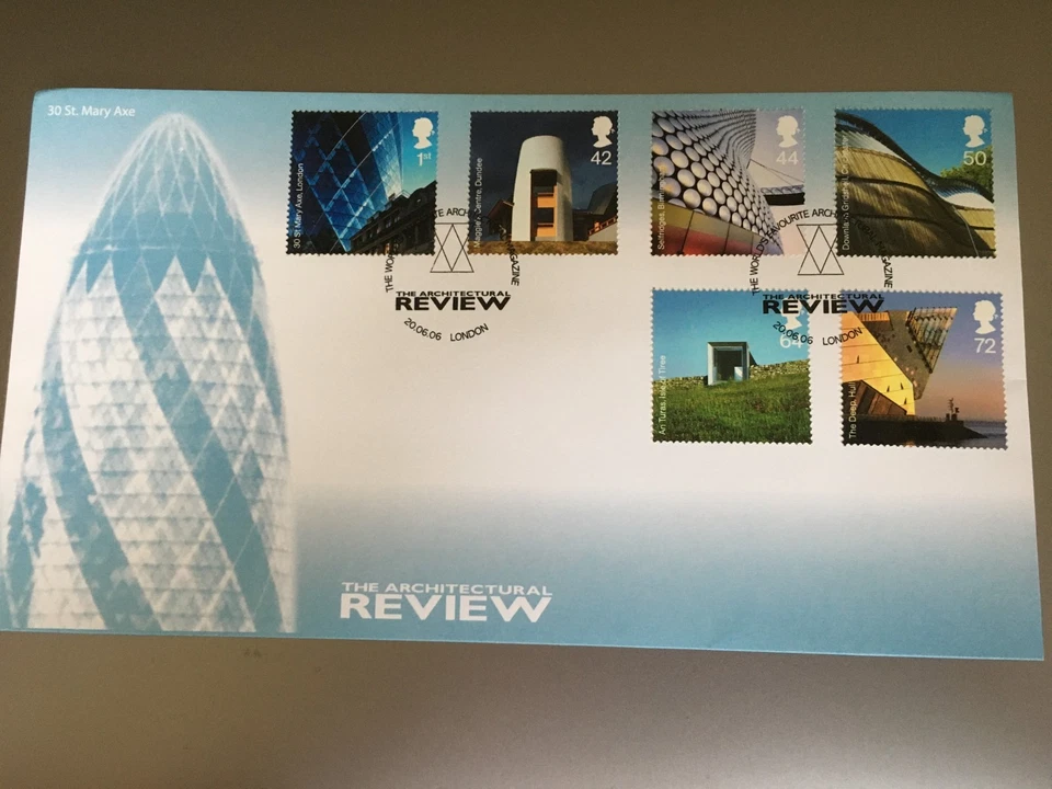 GB STAMPS LTD EDN OFFICIAL FIRST DAY COVER 2006 ARCHITECTURAL REVIEW - Image 1 of 1