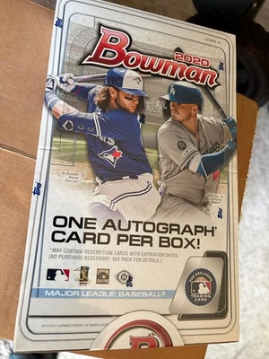 2020 Bowman Hobby Baseball Box - Factory Sealed Dent Free 24 Pack Box - Image 1 of 3